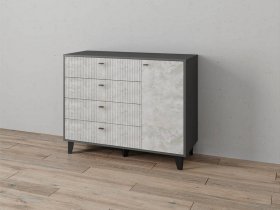 Комод «Катрин-13» (графит/мальта) в Красном Яре - krasnyj-yar.mebel-nsk.ru | фото