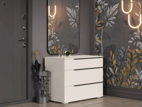 Комод с 3 ящиками Айри КМ-001 (кашемир) в Красном Яре - krasnyj-yar.mebel-nsk.ru | фото