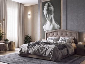 Кровать двуспальная 1,8м Верона-2 в Красном Яре - krasnyj-yar.mebel-nsk.ru | фото