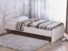 Кровать односпальная 80 с низкой спинкой (ясень шимо светлый) в Красном Яре - krasnyj-yar.mebel-nsk.ru | фото