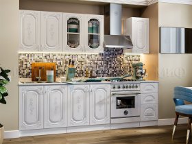 Кухонный гарнитур Лиза-2 (белый) в Красном Яре - krasnyj-yar.mebel-nsk.ru | фото