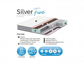 Матрас Silver Five в Красном Яре - krasnyj-yar.mebel-nsk.ru | фото