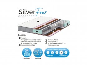 Матрас Silver Four в Красном Яре - krasnyj-yar.mebel-nsk.ru | фото