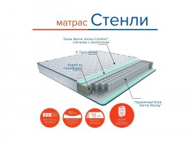 Матрас Стенли в Красном Яре - krasnyj-yar.mebel-nsk.ru | фото