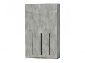 Шкаф четырехстворчатый с антресолью Триумф в Красном Яре - krasnyj-yar.mebel-nsk.ru | фото