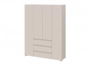Шкаф четырехстворчатый с ящиками Люмо ШК-05 в Красном Яре - krasnyj-yar.mebel-nsk.ru | фото