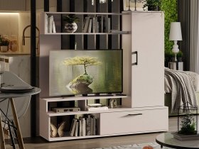 Стенка «Сиена» (кашемир) в Красном Яре - krasnyj-yar.mebel-nsk.ru | фото